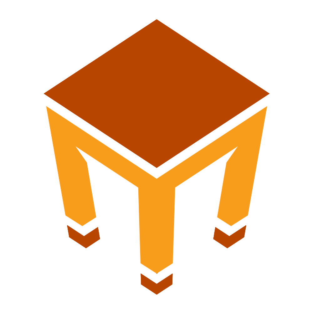 The logo for the YouTube channel Browntable, featuring an angular design in shades of orange and brown forming a geometric table.